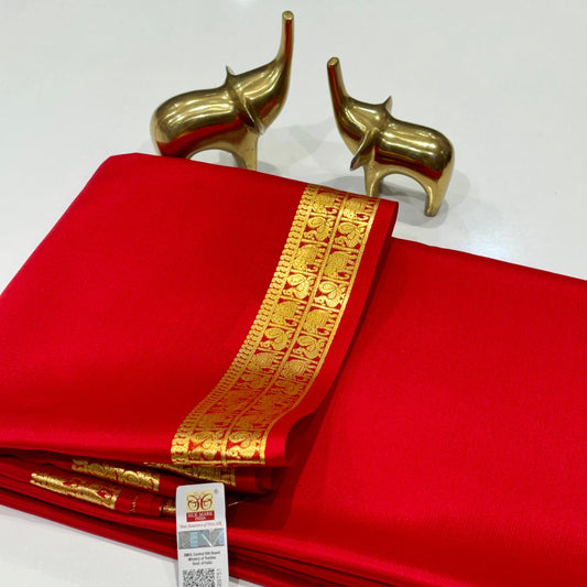 Pure Mysore Crepe Silk Saree
