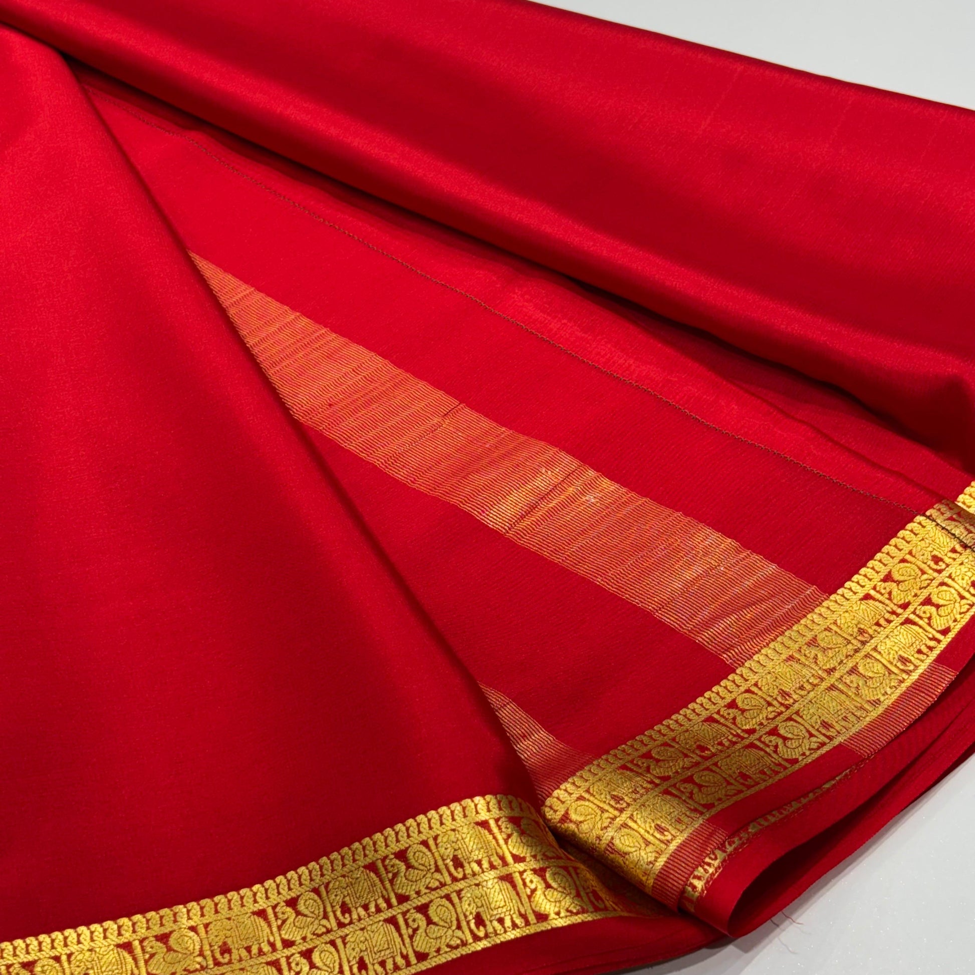 Pure Mysore Crepe Silk Saree