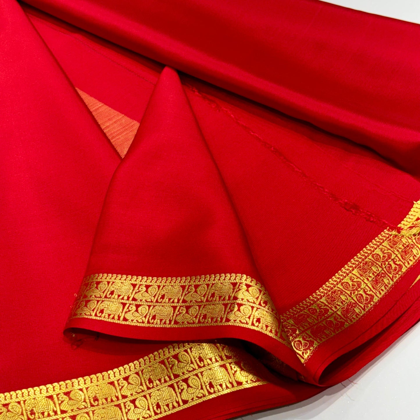 Pure Mysore Crepe Silk Saree