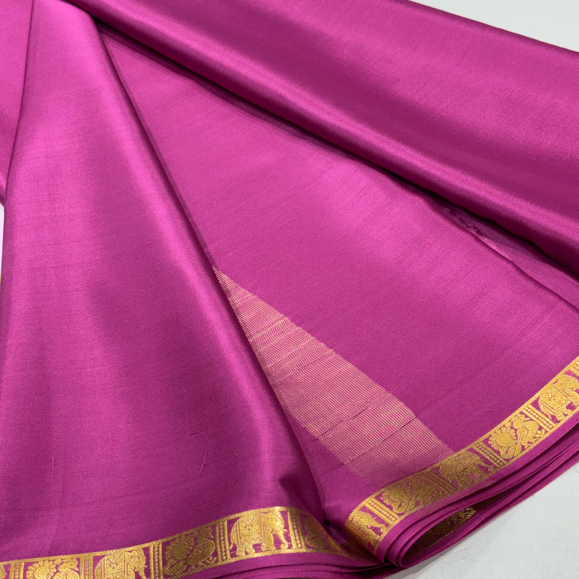 Pure Mysore Crepe Silk Saree