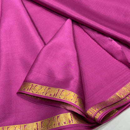 Pure Mysore Crepe Silk Saree