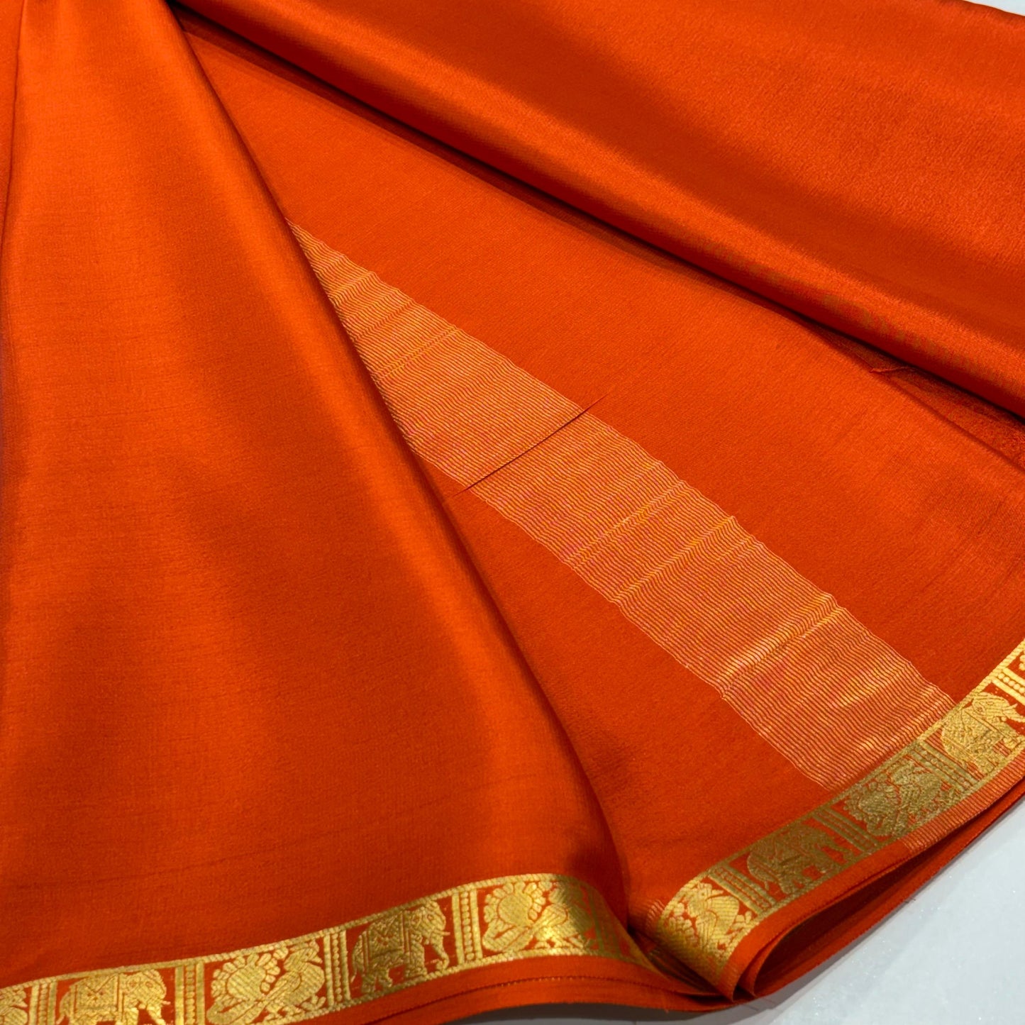Pure Mysore Crepe Silk Saree