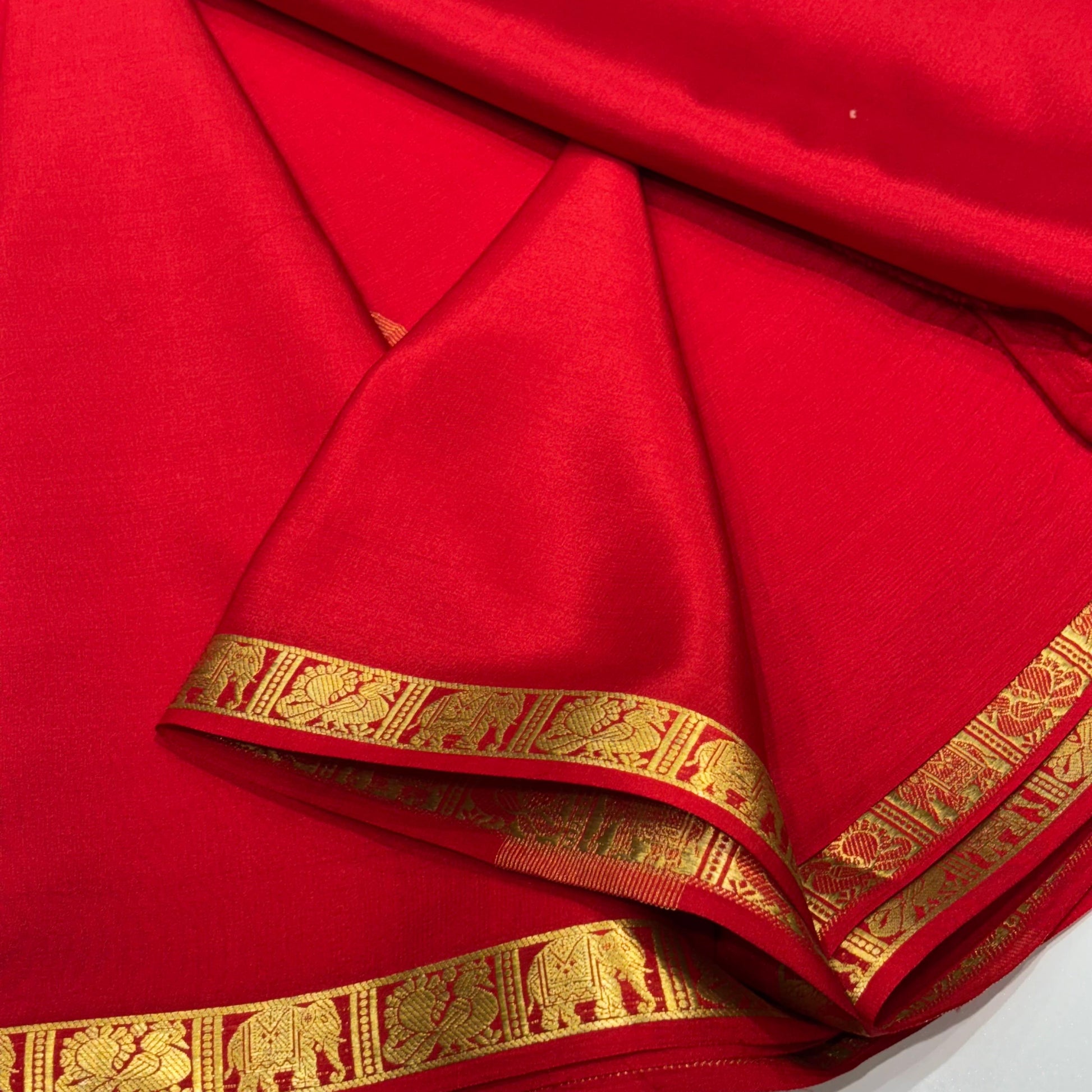 Pure Mysore Crepe Silk Saree