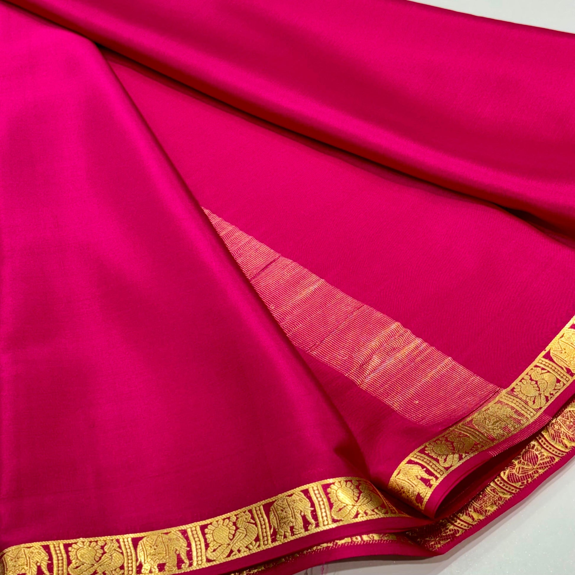 Pure Mysore Crepe Silk Saree