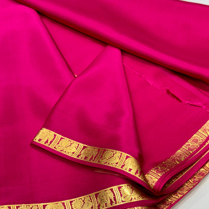Pure Mysore Crepe Silk Saree