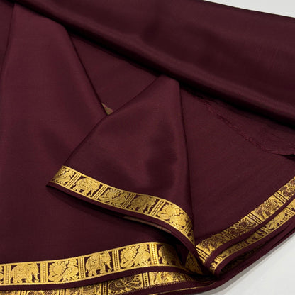 Pure Mysore Crepe Silk Saree