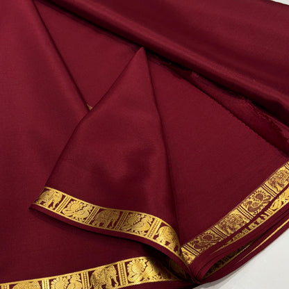 Pure Mysore Crepe Silk Saree