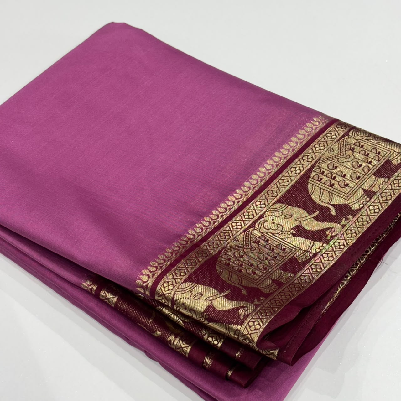 Semi Mysore Crepe Saree