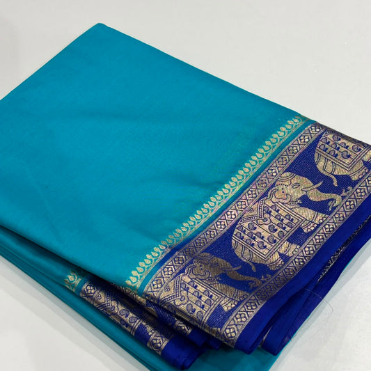 Semi Mysore Crepe Saree