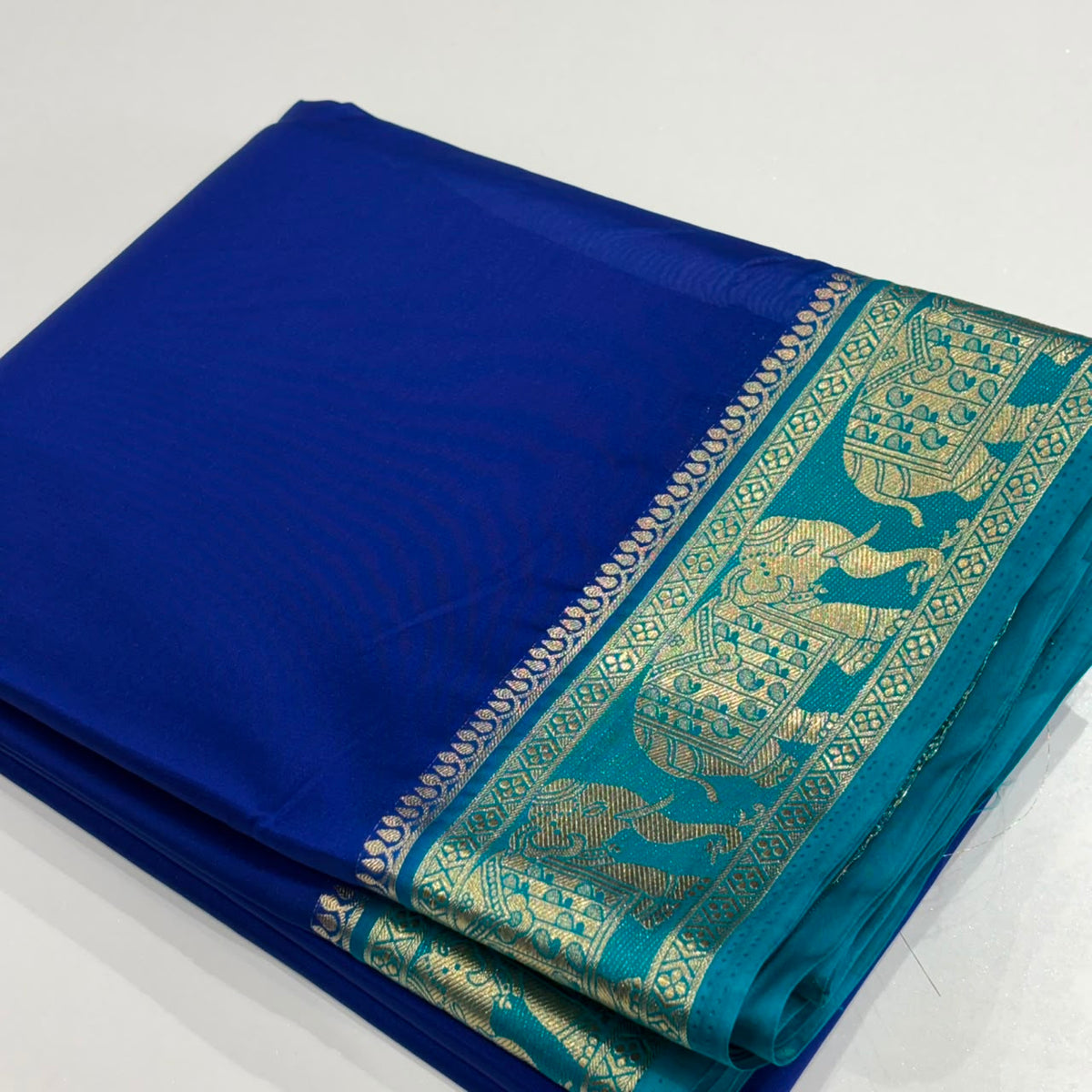 Semi Mysore Crepe Saree