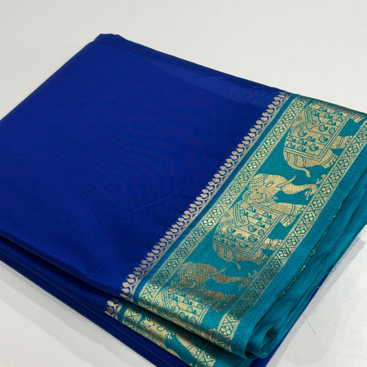 Semi Mysore Crepe Saree