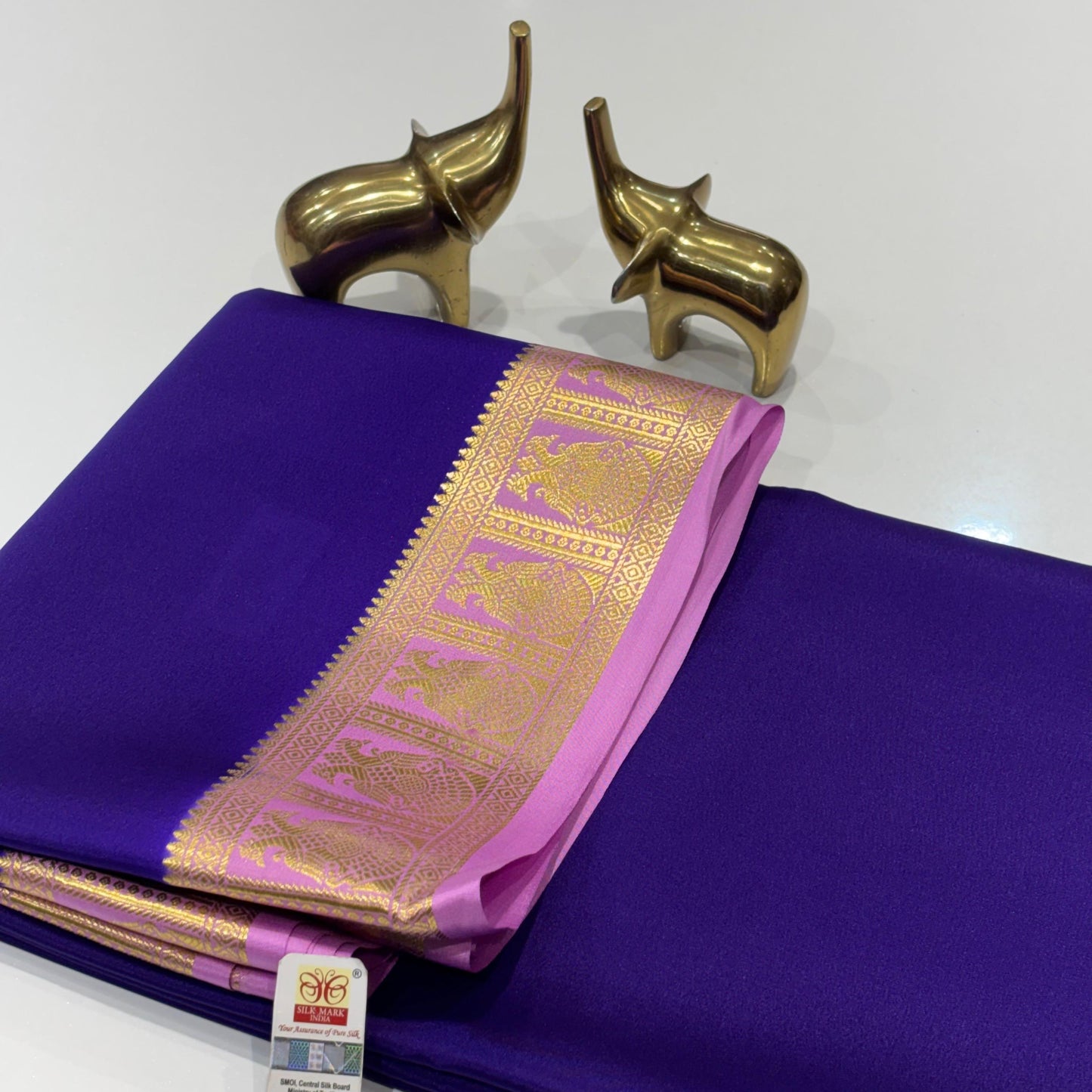 Pure Mysore Crepe Silk Saree