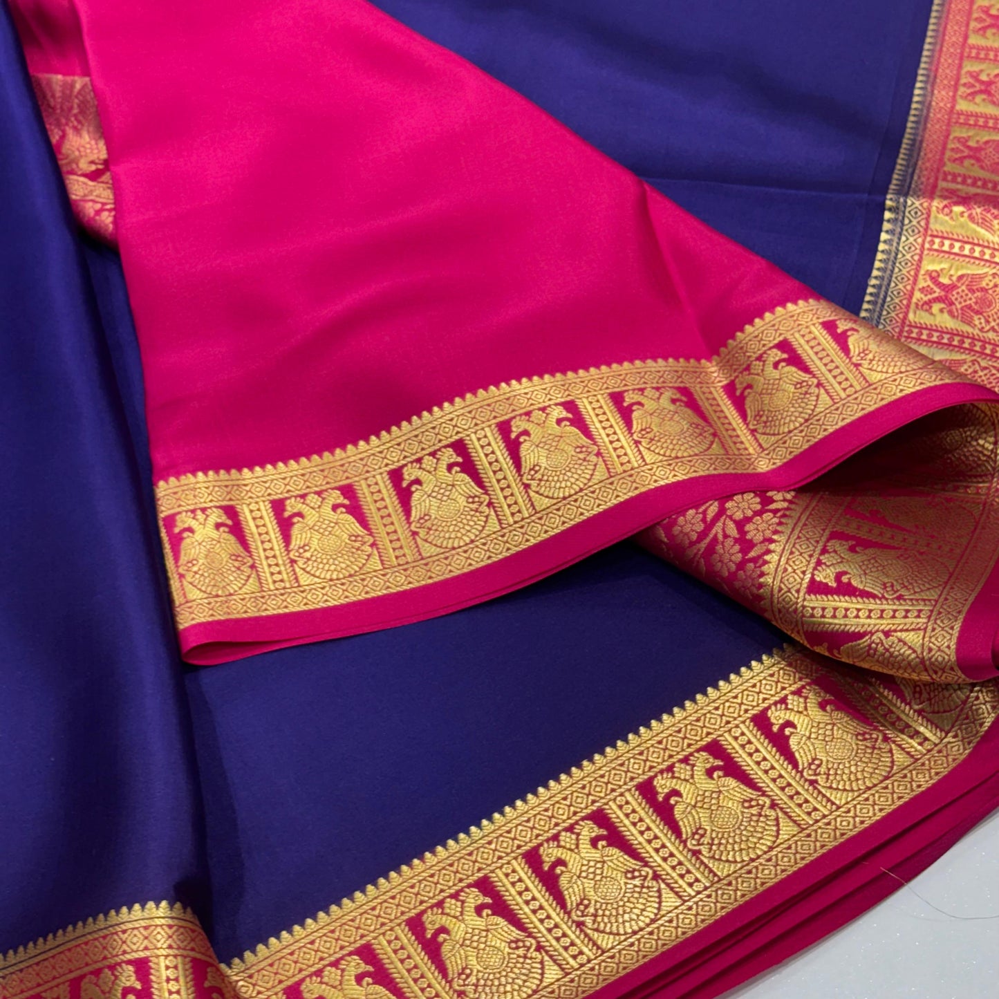 Pure Mysore Crepe Silk Saree