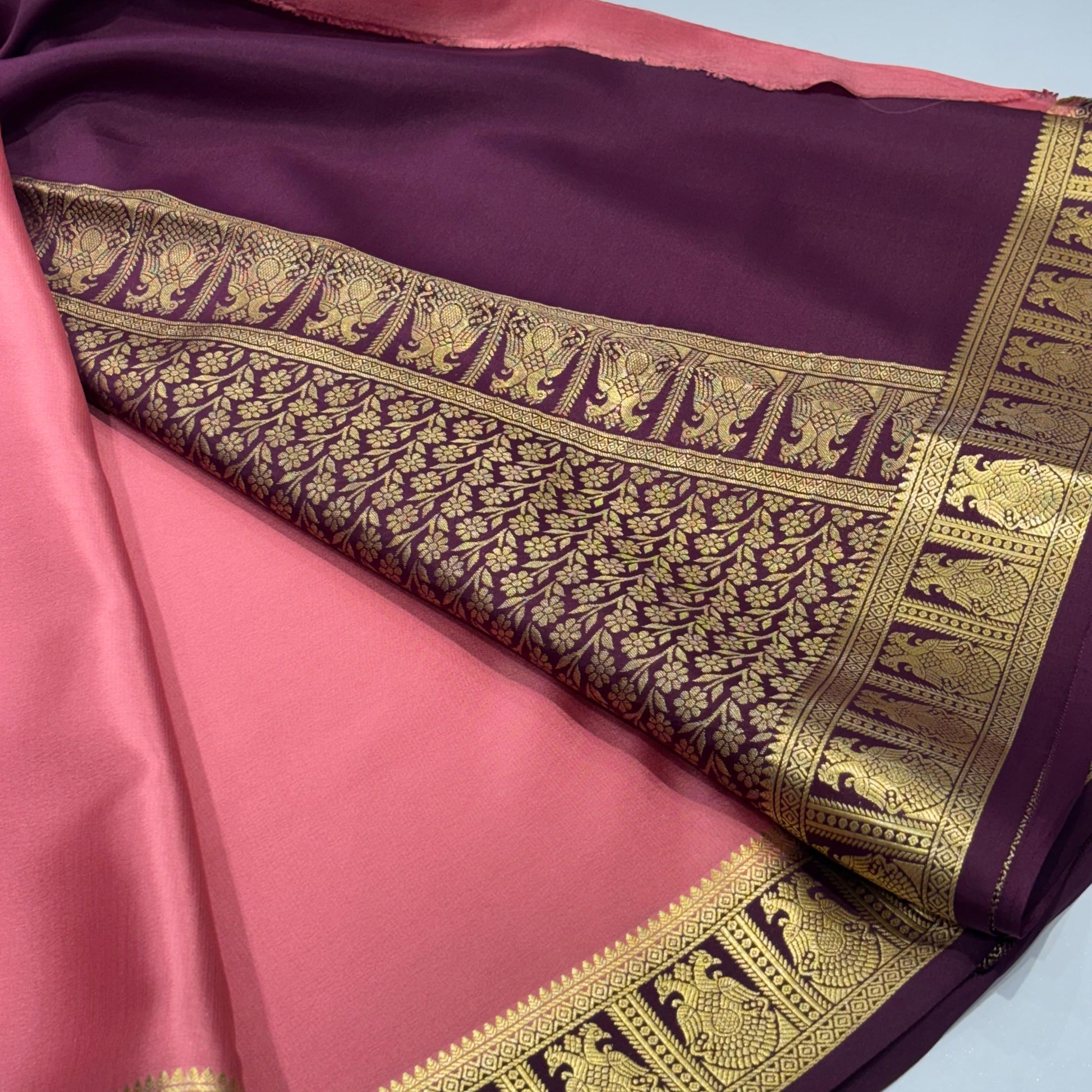 Pure Mysore Crepe Silk Saree