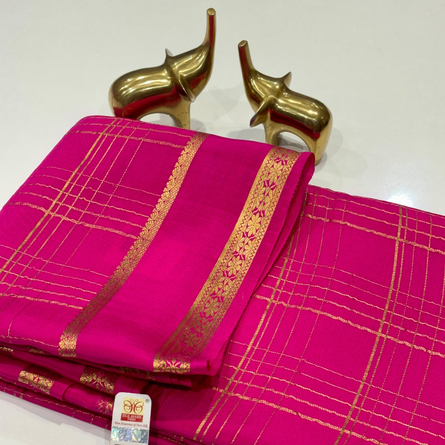Pure Mysore Crepe Silk Saree