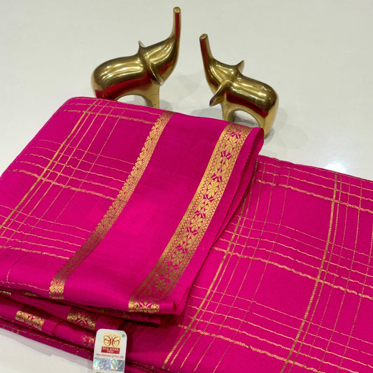 Pure Mysore Crepe Silk Saree