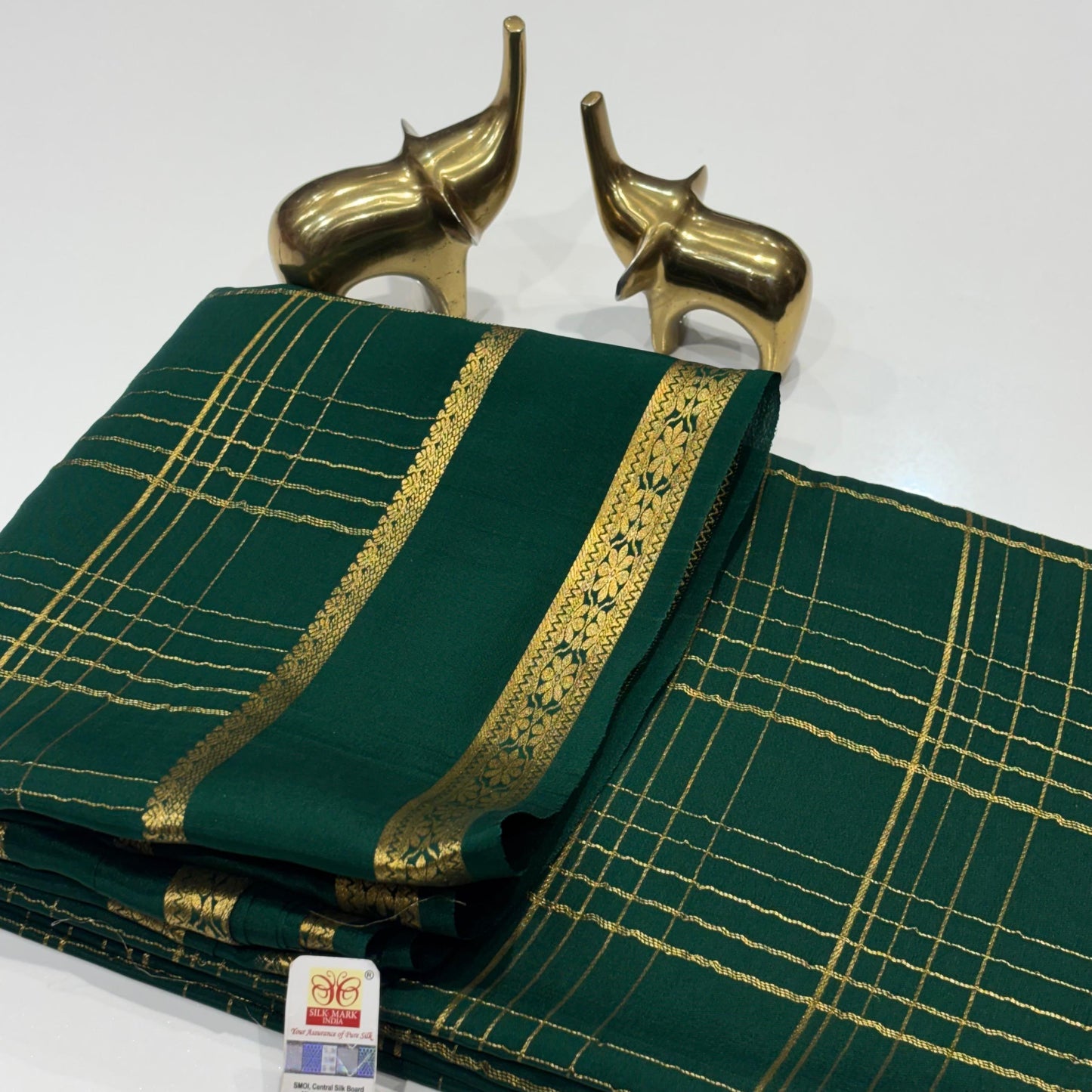 Pure Mysore Crepe Silk Saree