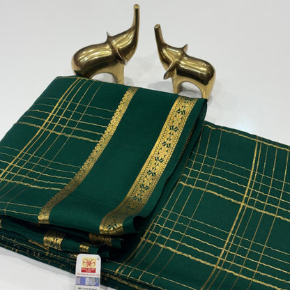 Pure Mysore Crepe Silk Saree