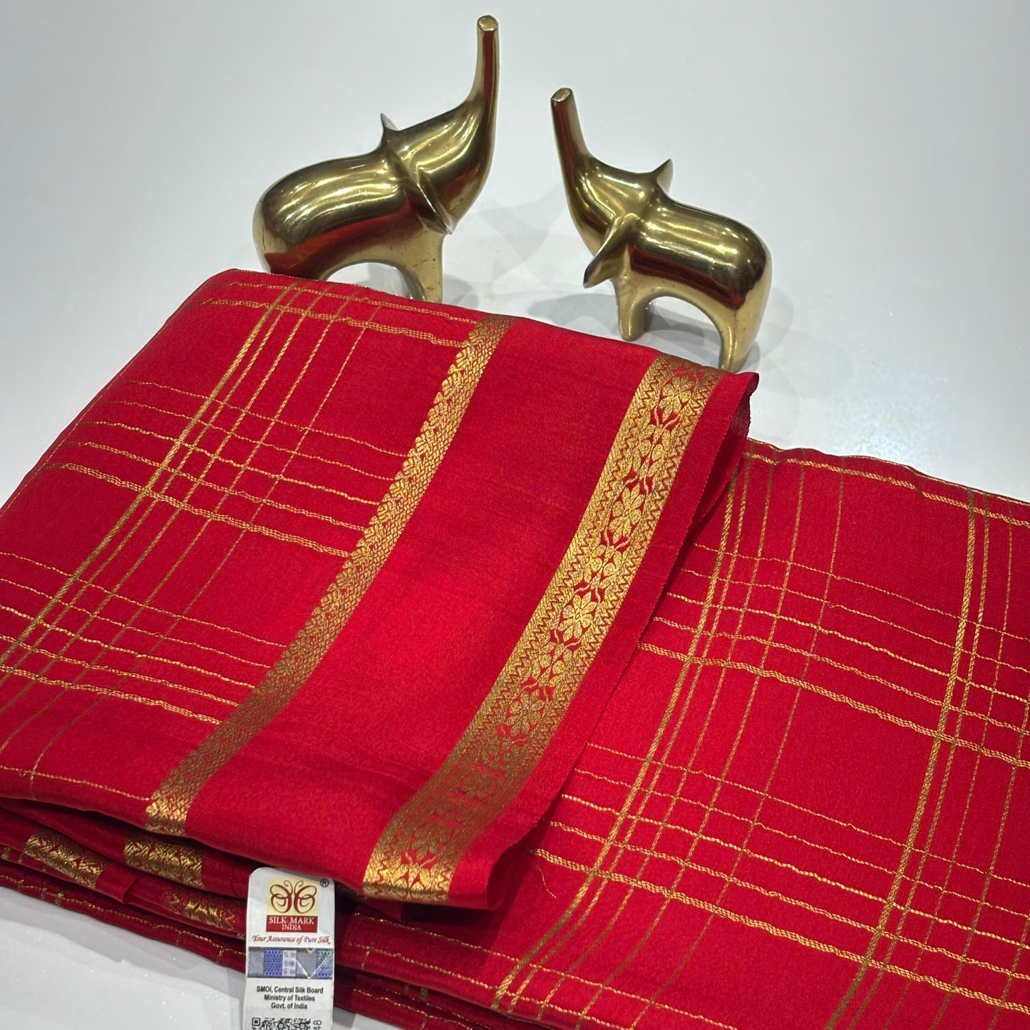 Pure Mysore Crepe Silk Saree