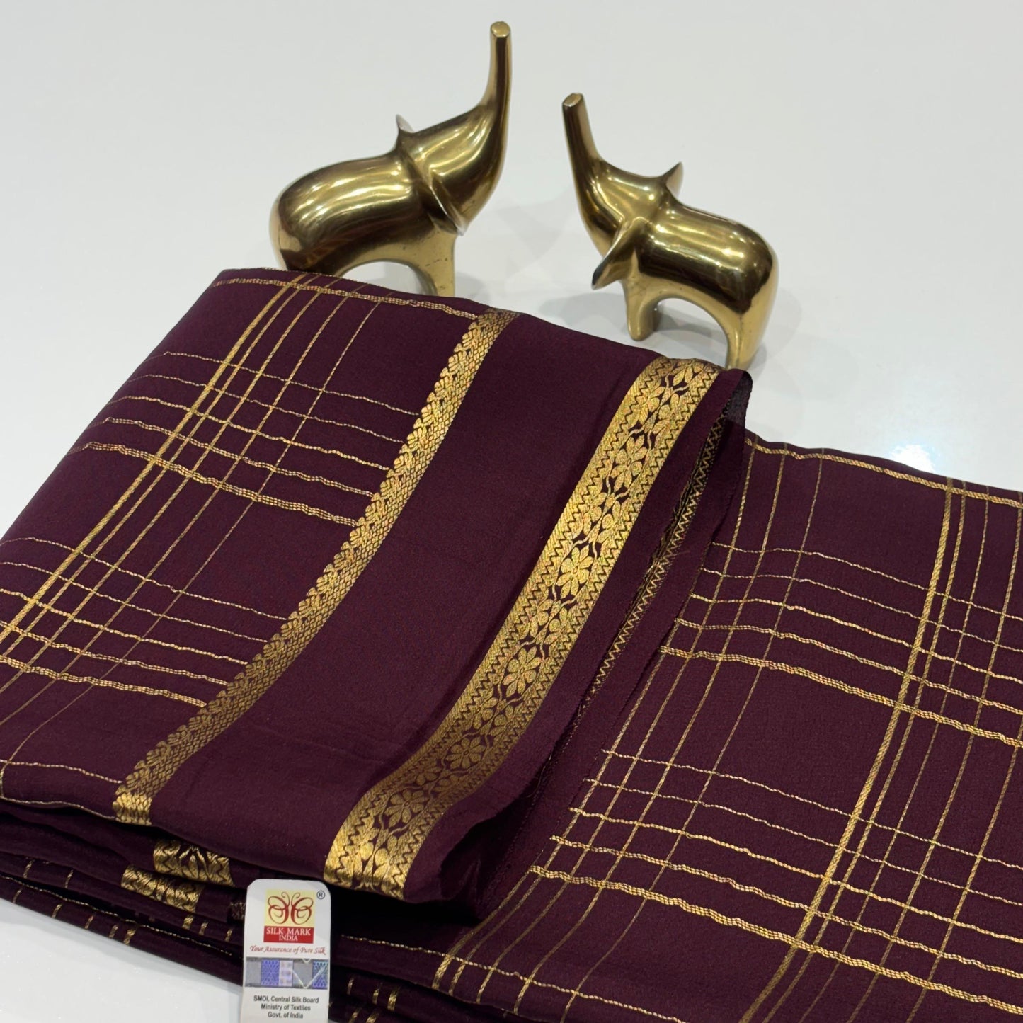 Pure Mysore Crepe Silk Saree