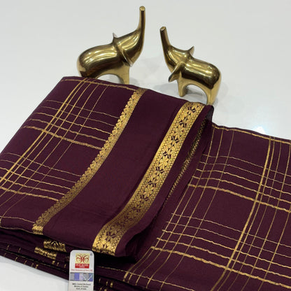 Pure Mysore Crepe Silk Saree