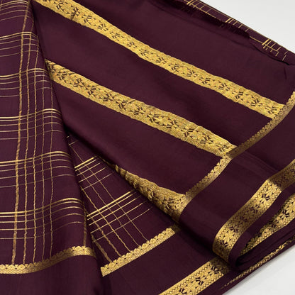 Pure Mysore Crepe Silk Saree