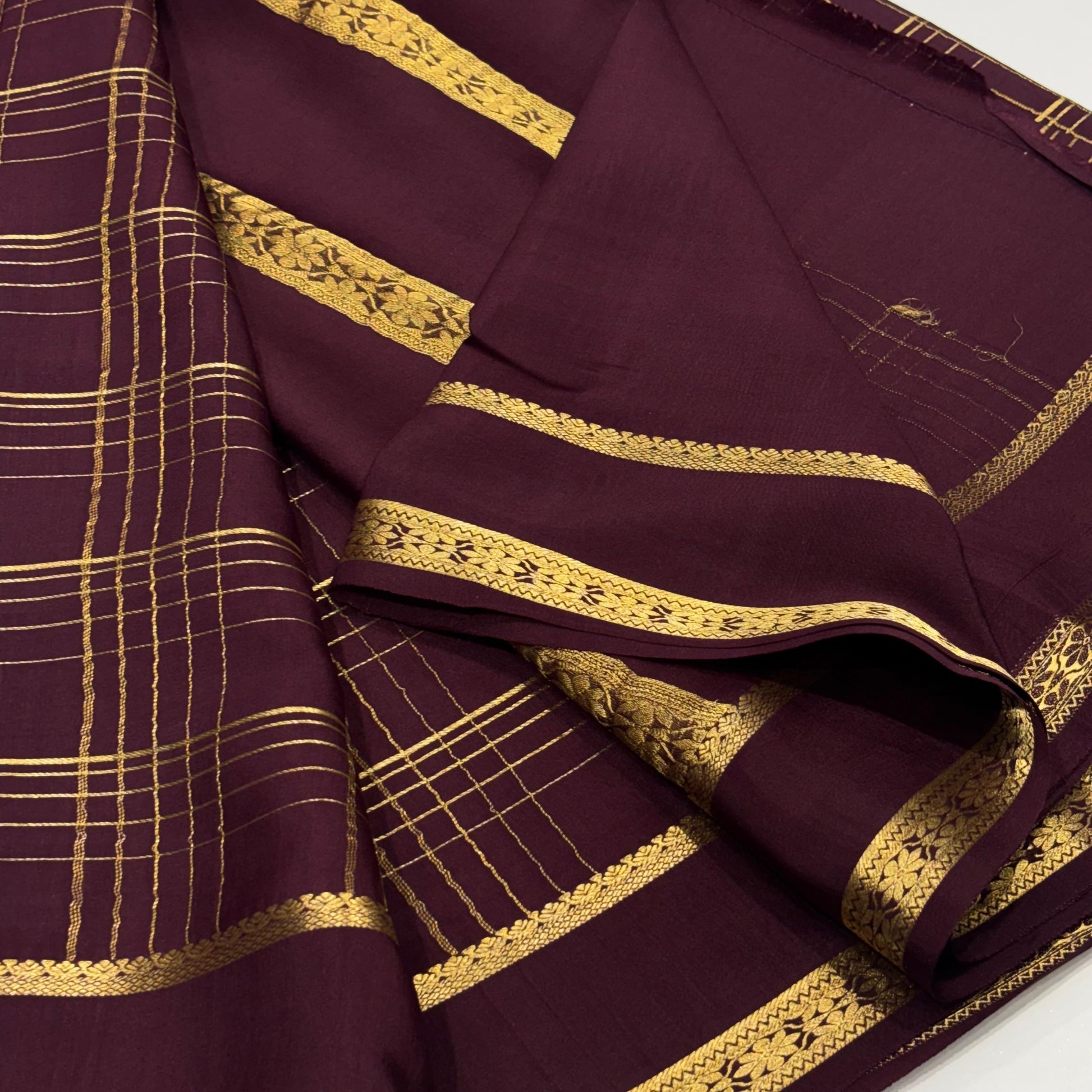 Pure Mysore Crepe Silk Saree