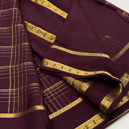 Pure Mysore Crepe Silk Saree