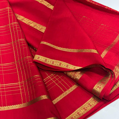 Pure Mysore Crepe Silk Saree