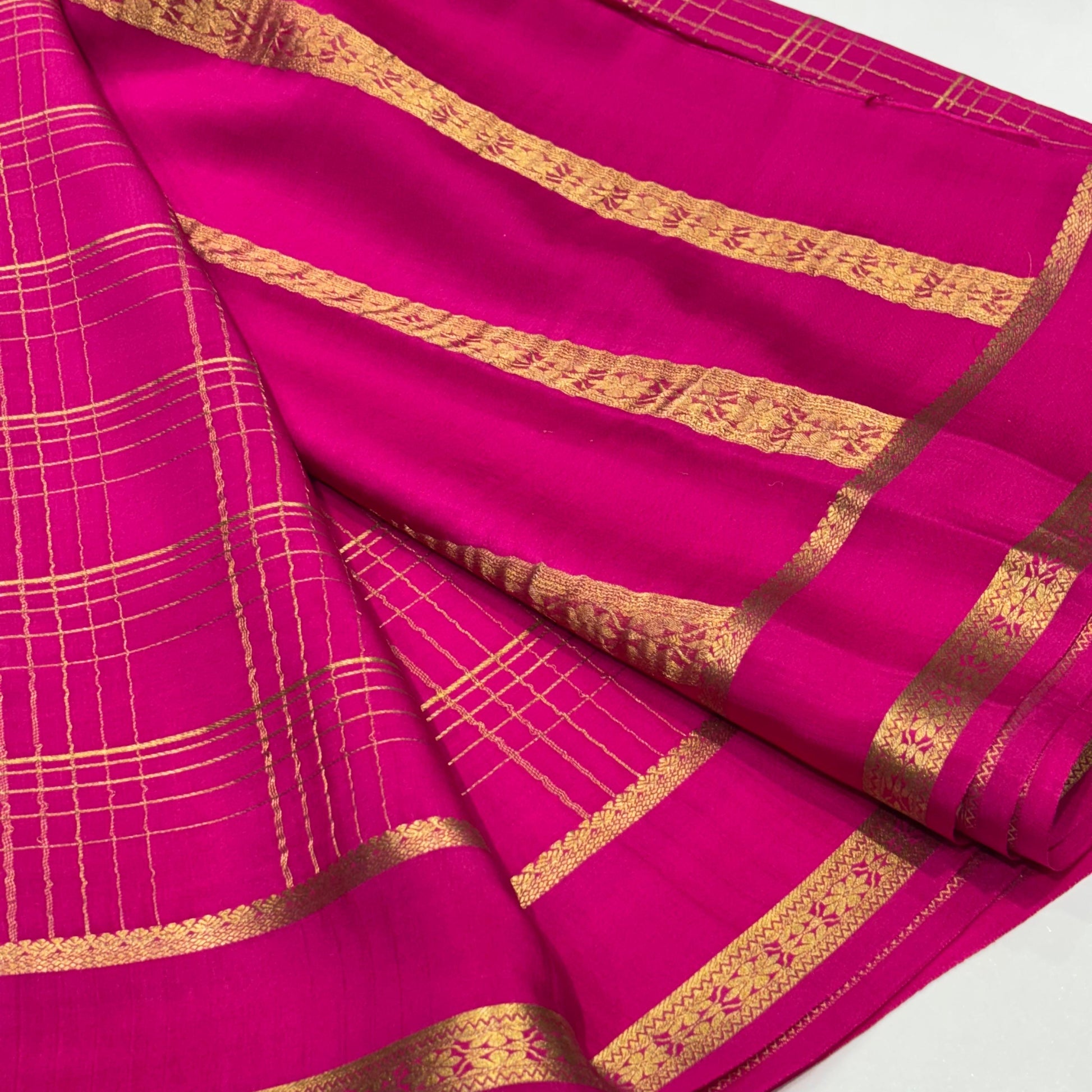 Pure Mysore Crepe Silk Saree
