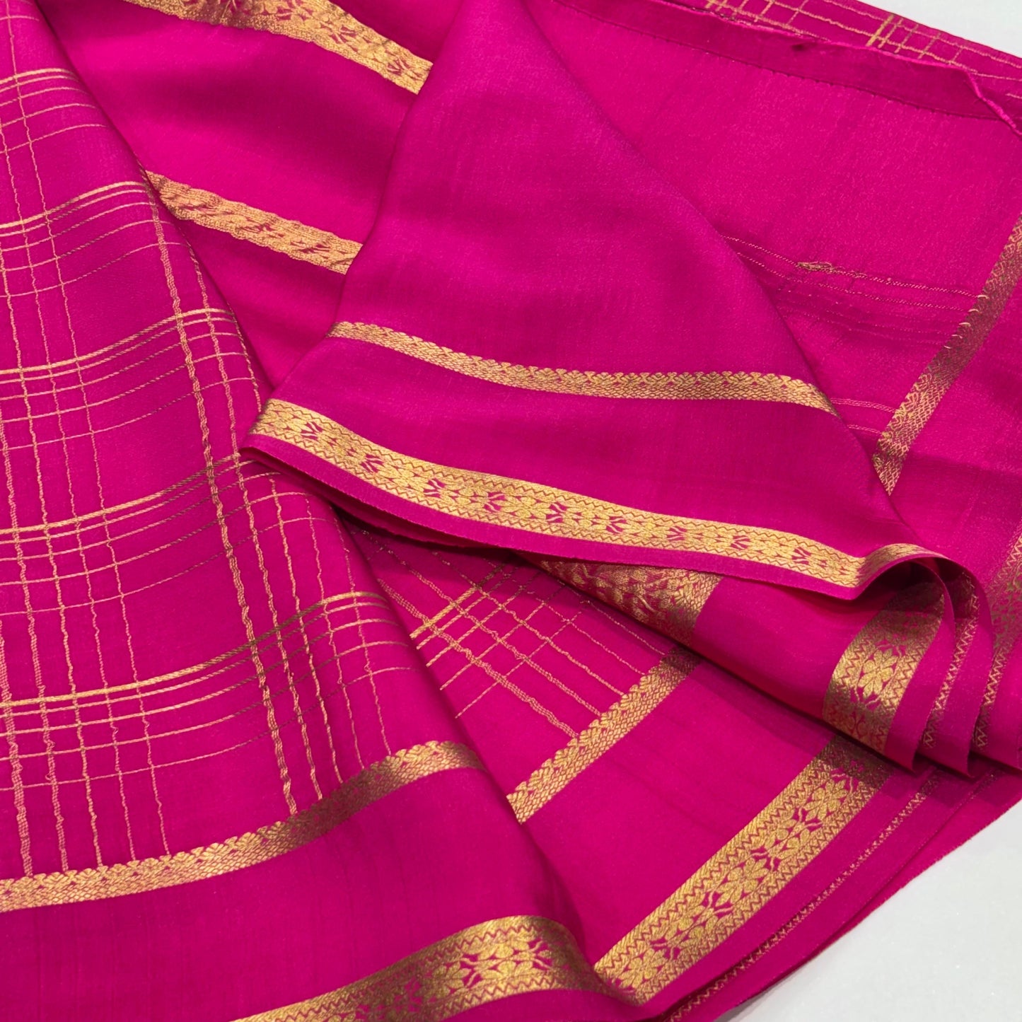 Pure Mysore Crepe Silk Saree