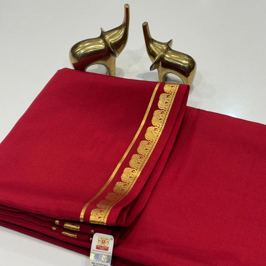 Pure Mysore Crepe Silk Saree