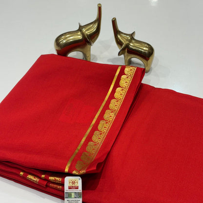 Pure Mysore Crepe Silk Saree