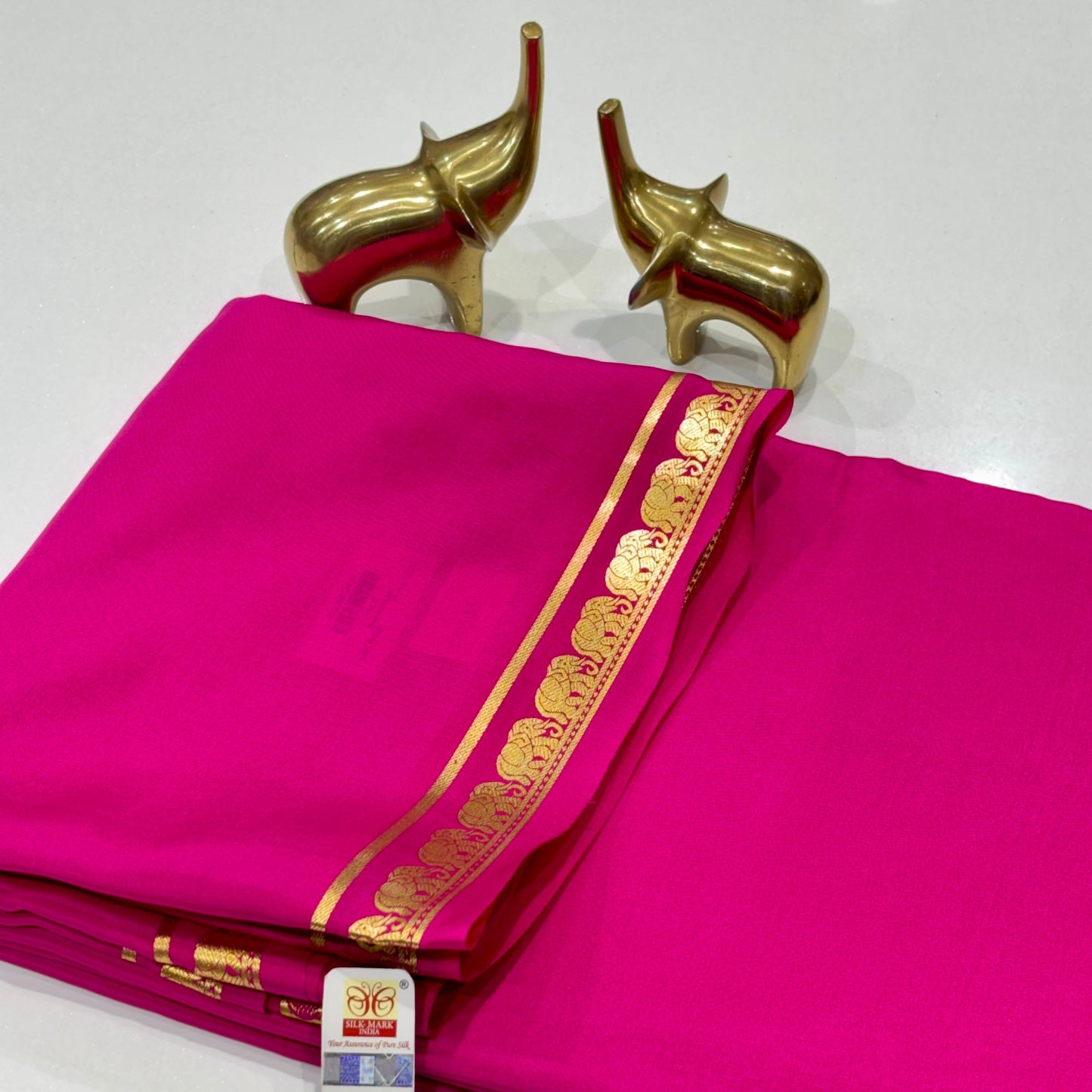 Pure Mysore Crepe Silk Saree