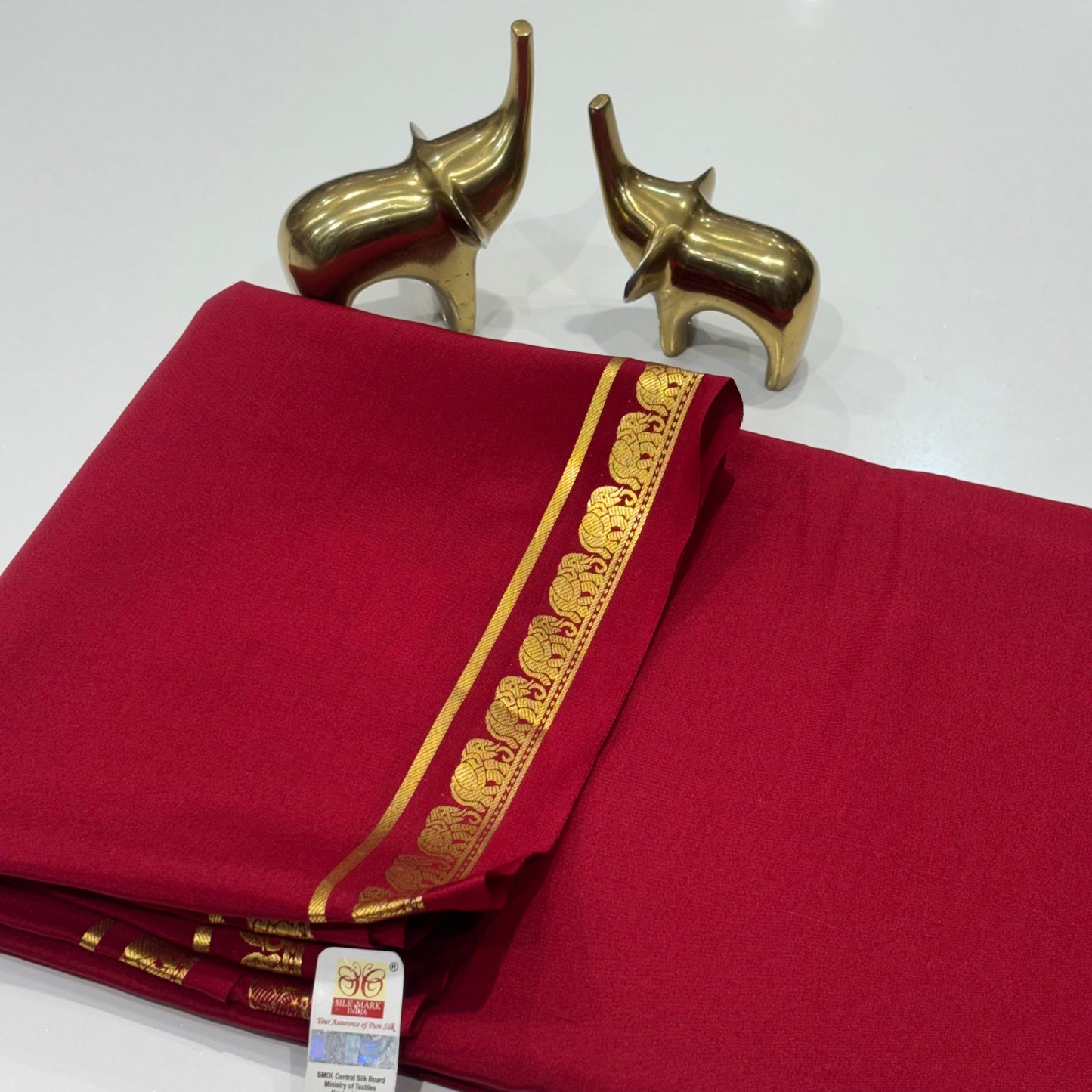 Pure Mysore Crepe Silk Saree