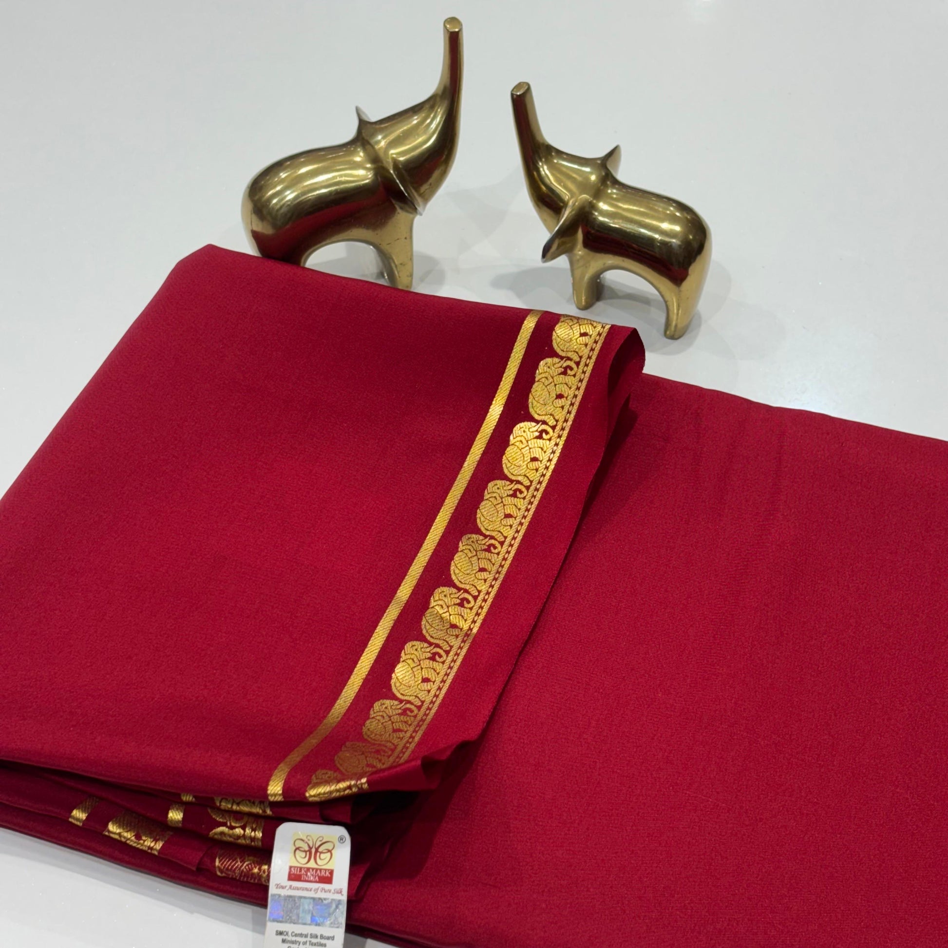 Pure Mysore Crepe Silk Saree