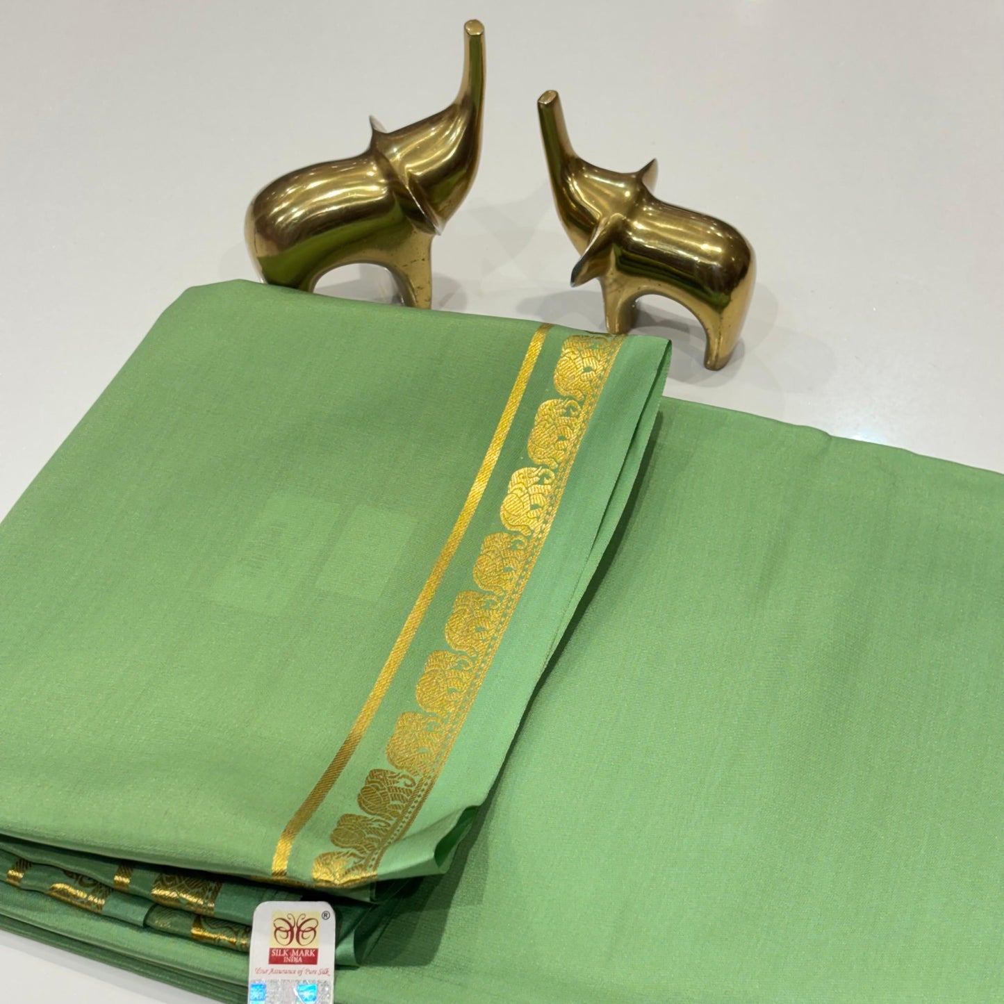Pure Mysore Crepe Silk Saree