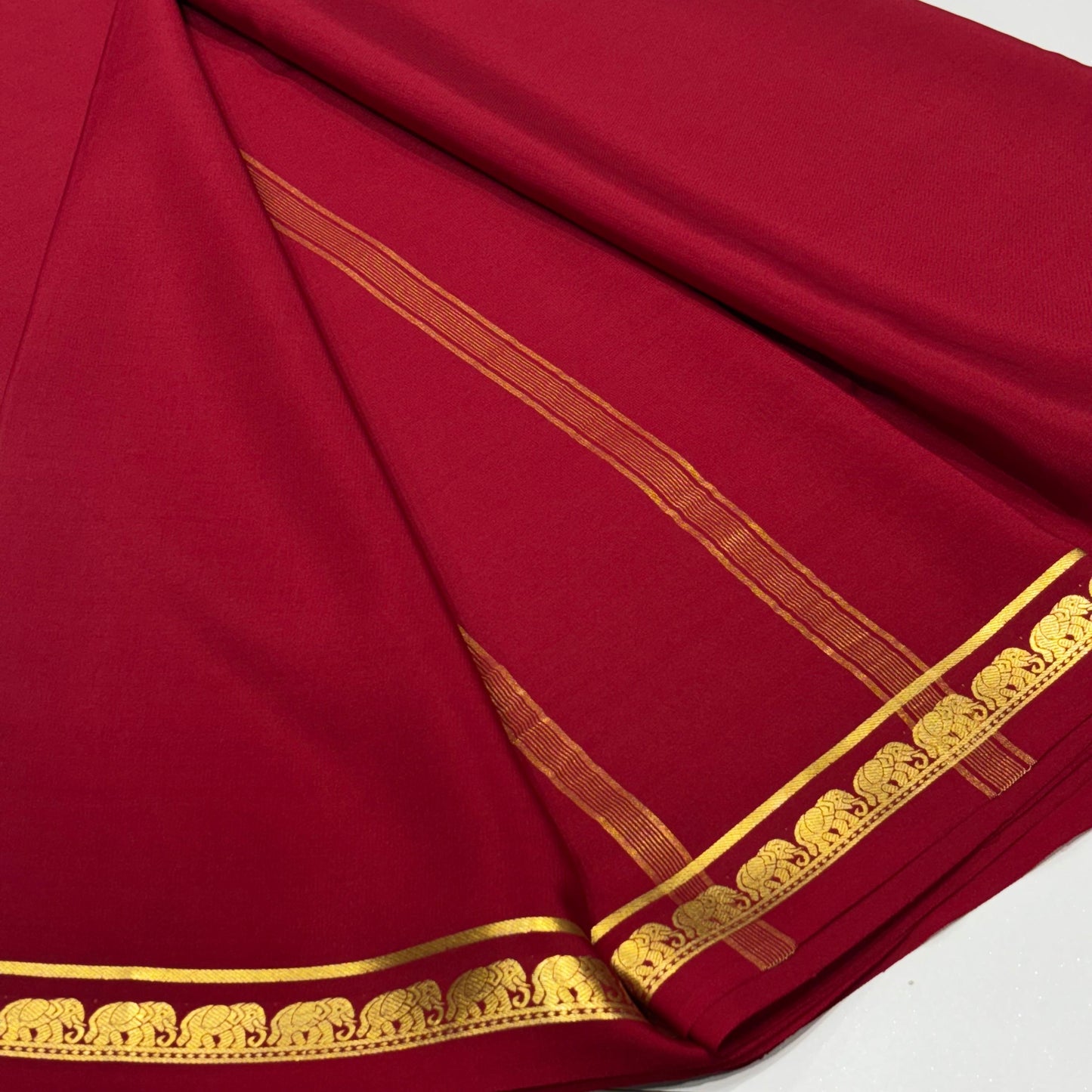 Pure Mysore Crepe Silk Saree