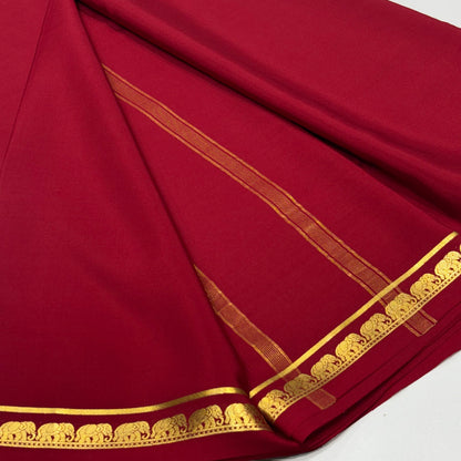 Pure Mysore Crepe Silk Saree
