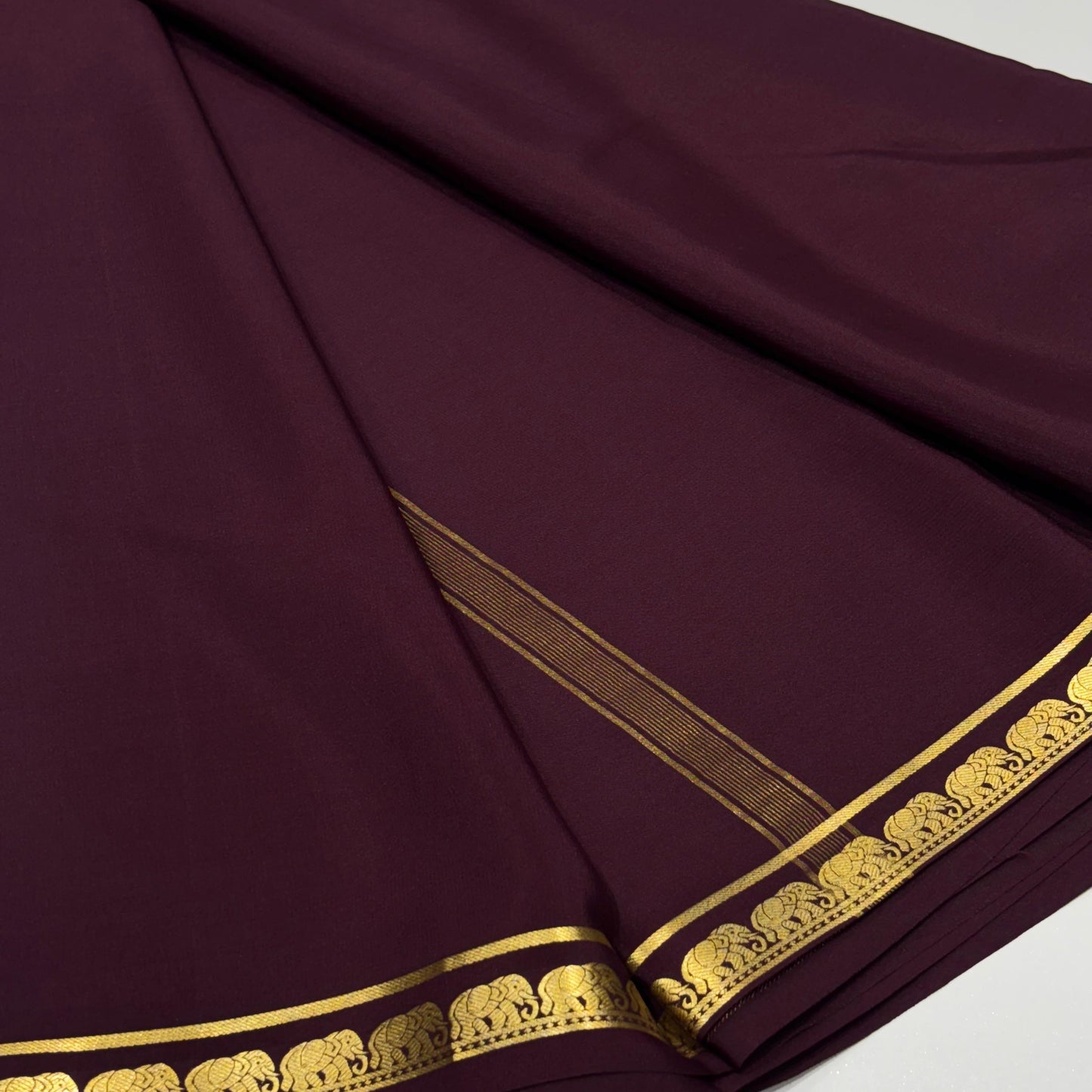 Pure Mysore Crepe Silk Saree