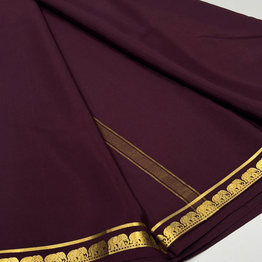 Pure Mysore Crepe Silk Saree