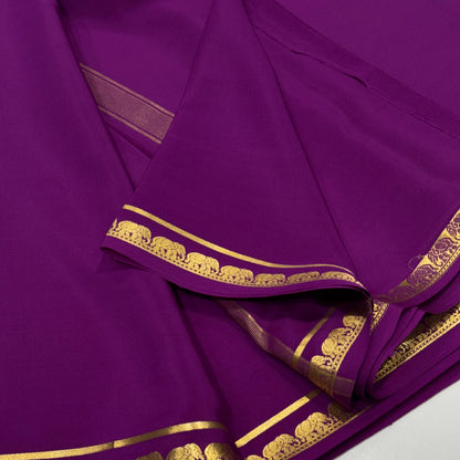 Pure Mysore Crepe Silk Saree