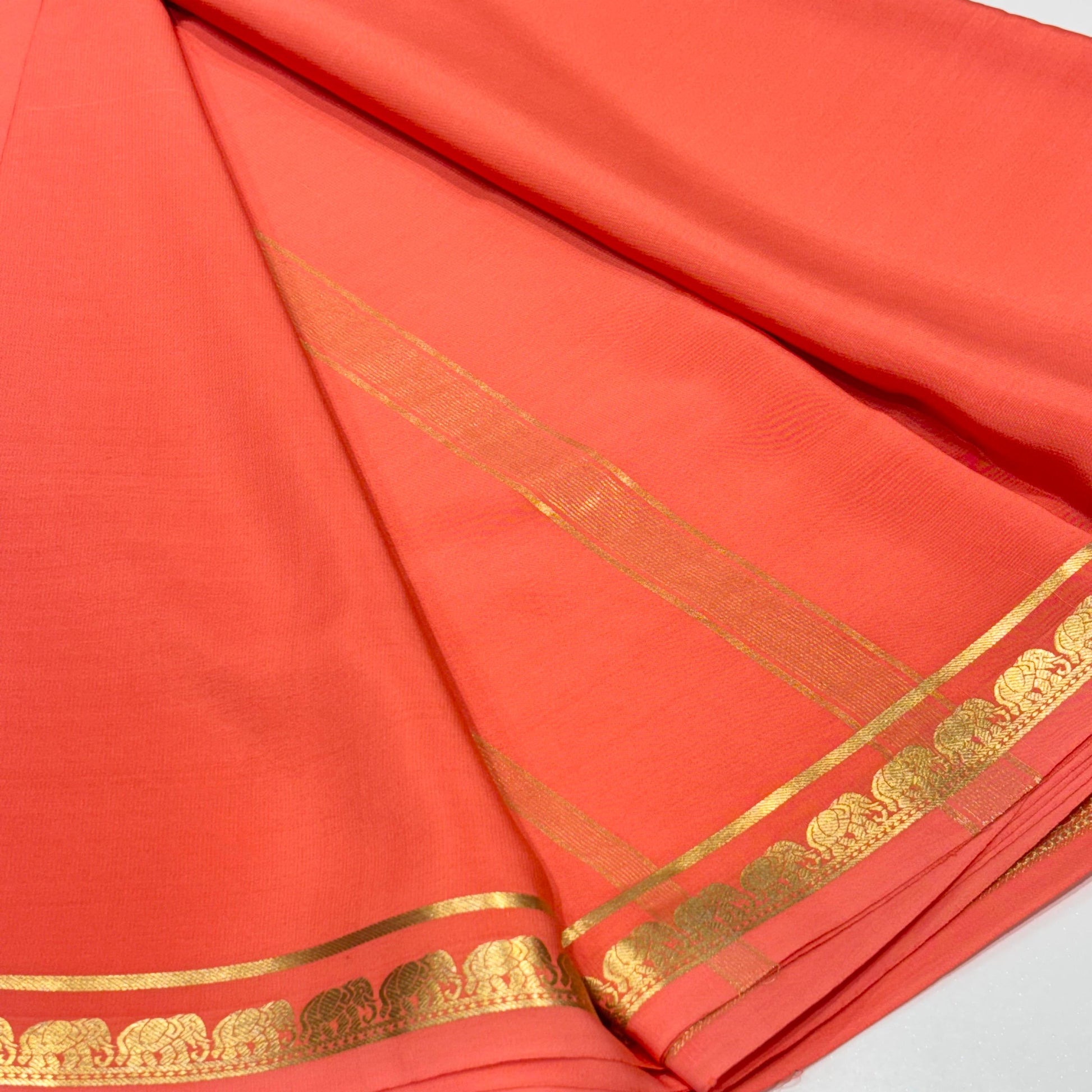 Pure Mysore Crepe Silk Saree