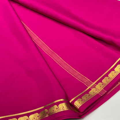 Pure Mysore Crepe Silk Saree
