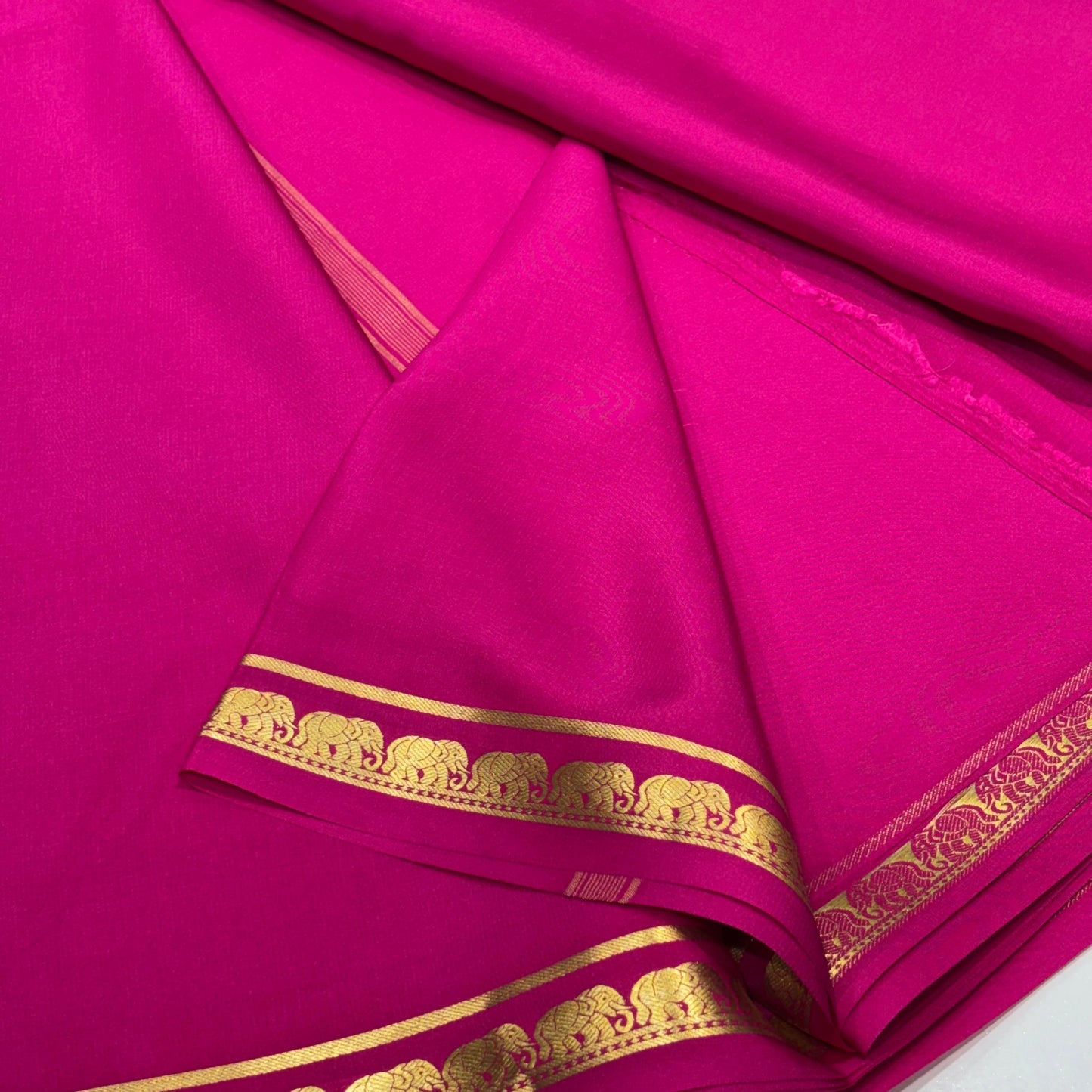 Pure Mysore Crepe Silk Saree
