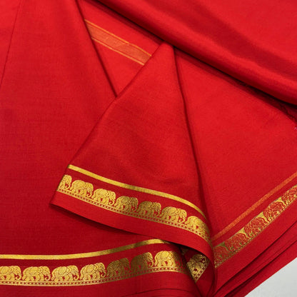 Pure Mysore Crepe Silk Saree