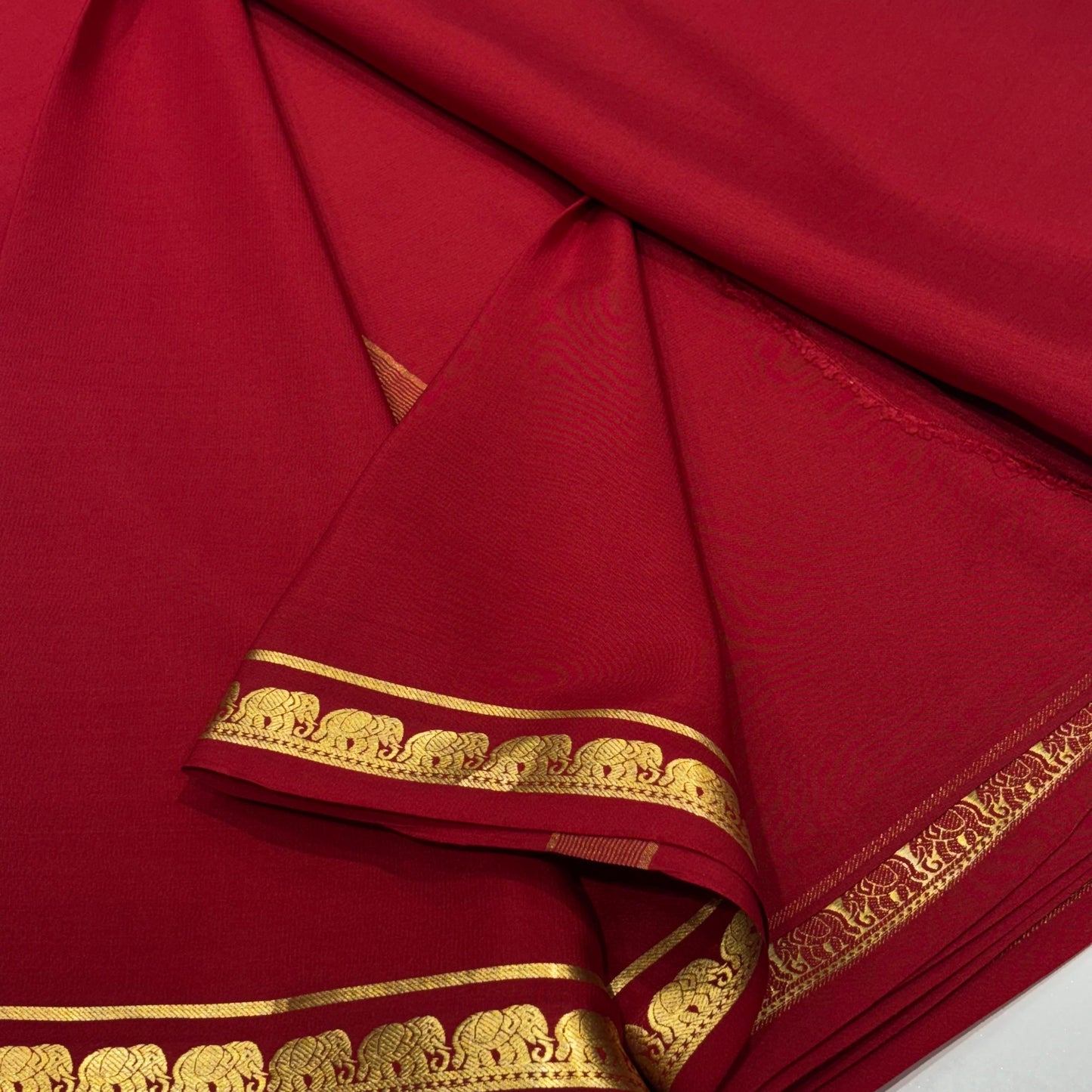 Pure Mysore Crepe Silk Saree