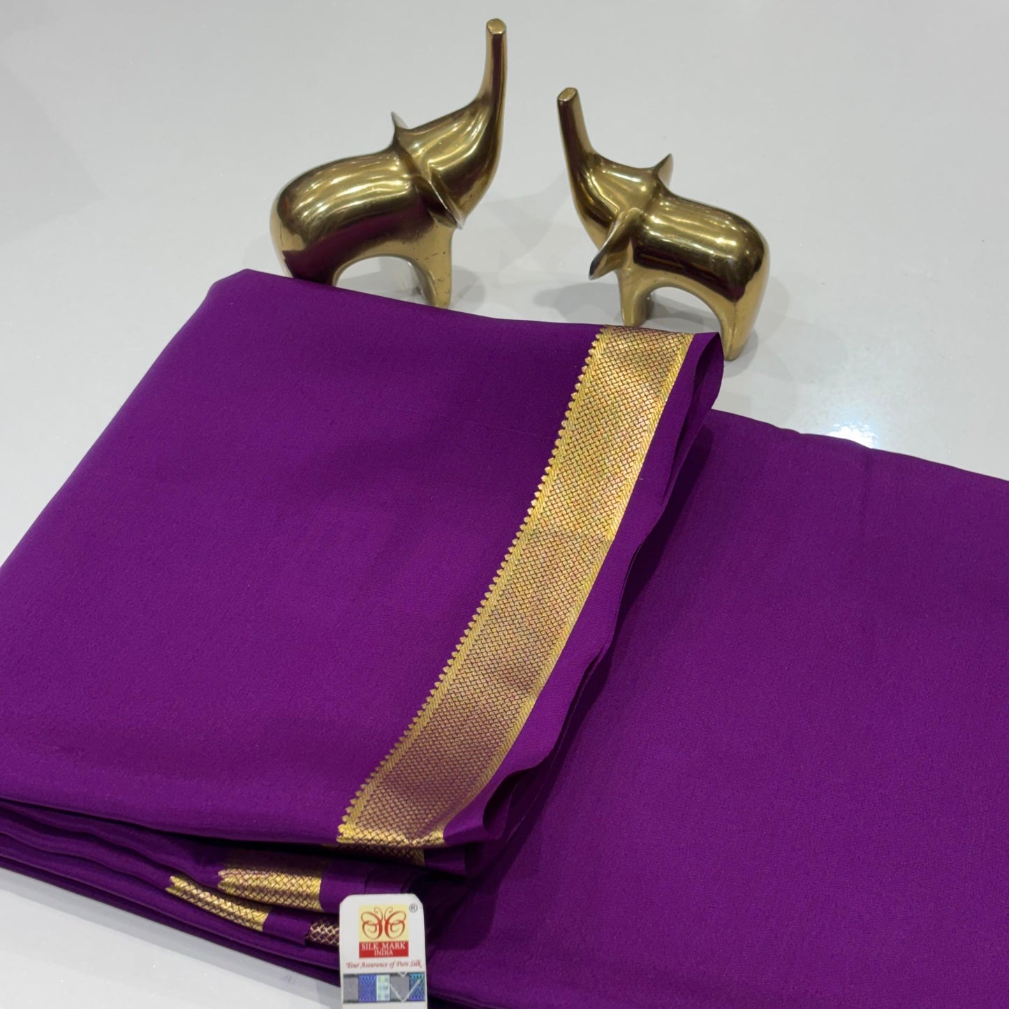 Pure Mysore Crepe Silk Saree