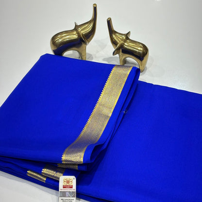 Pure Mysore Crepe Silk Saree