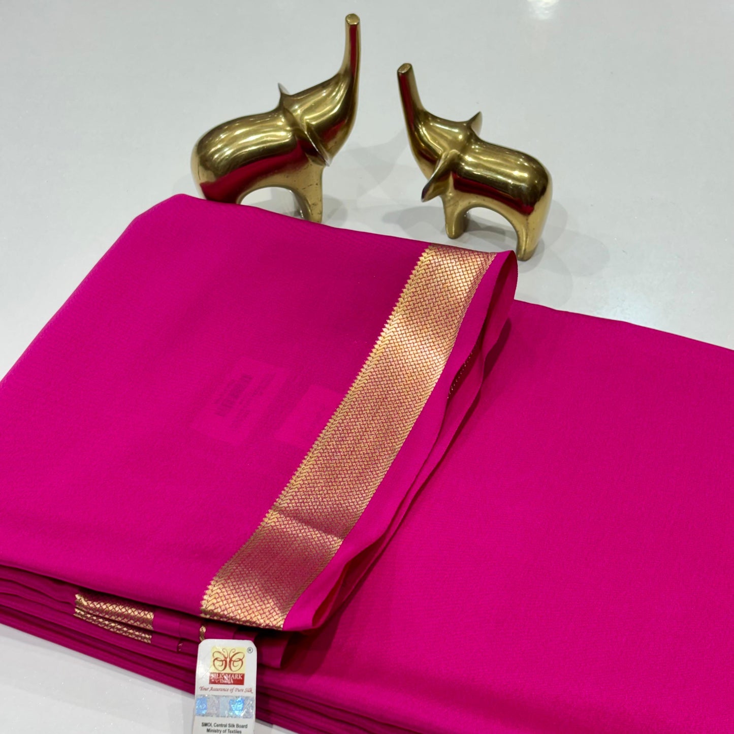 Pure Mysore Crepe Silk Saree